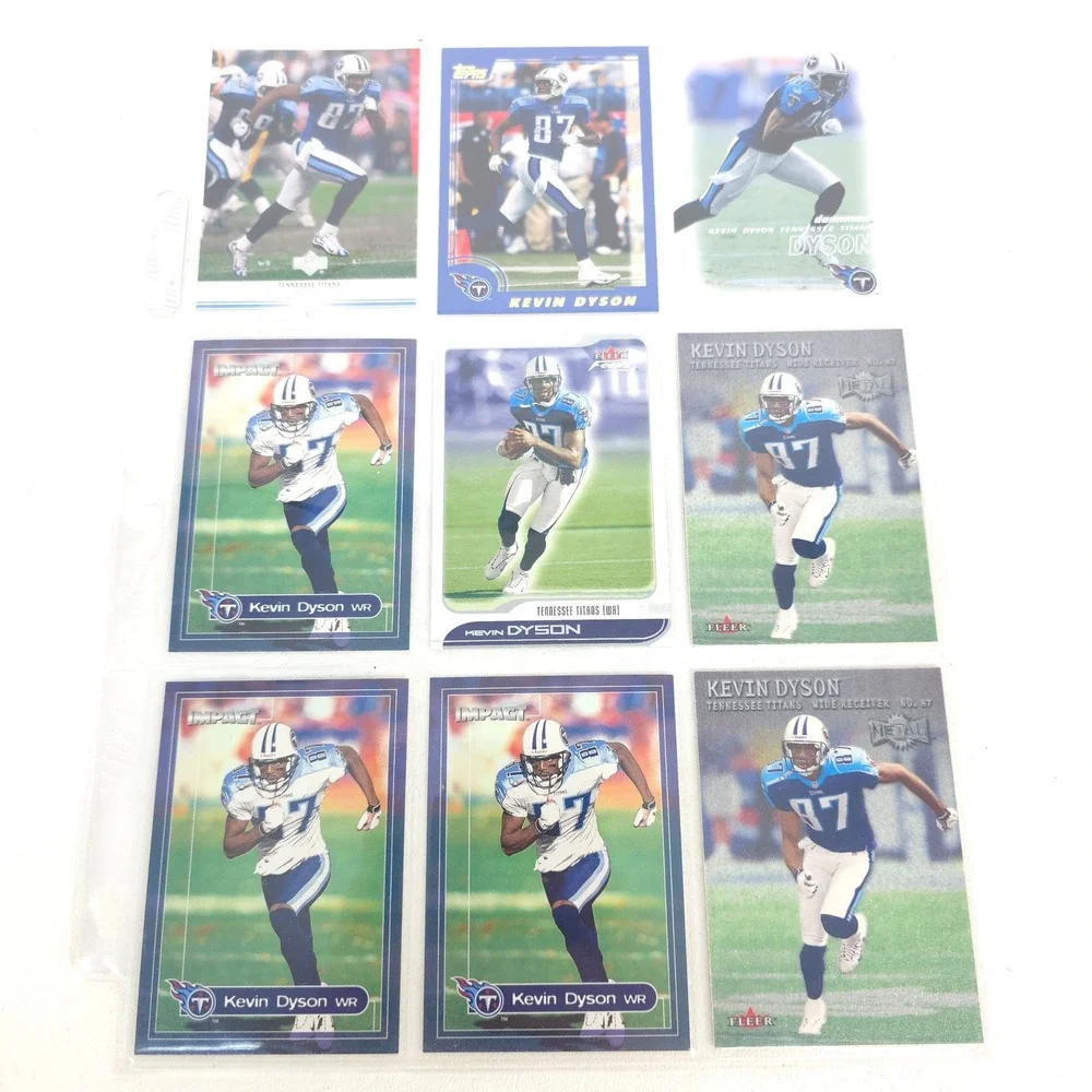 Tennessee Titans 72 Football Cards Dyson Mason Kearse Rolle Bishop 90s 00s NFL‎ - Picture 2 of 16